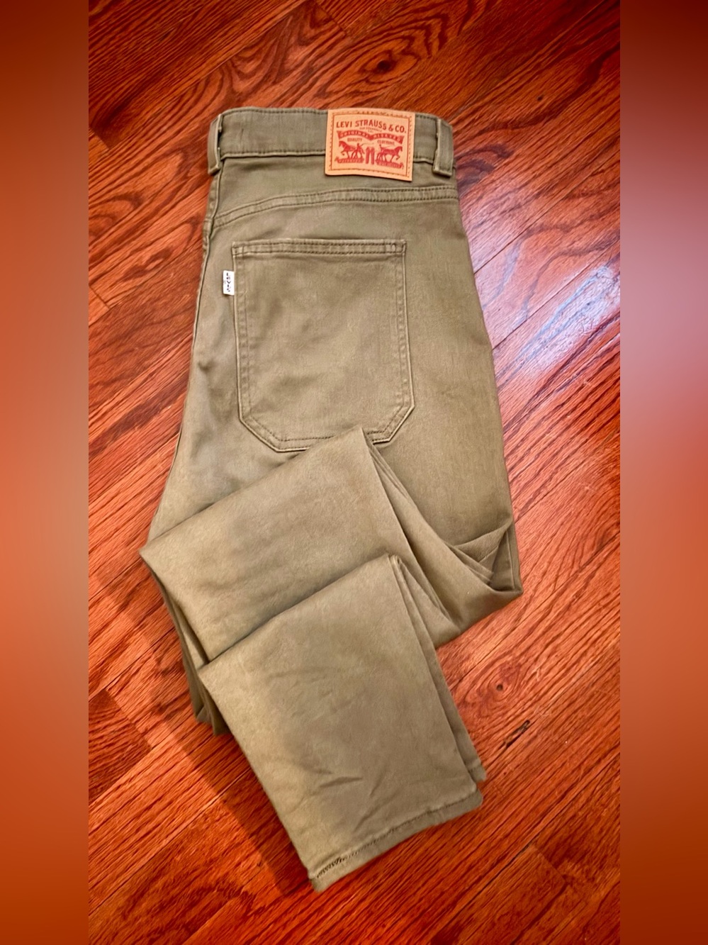 Levi's 721 High-Rise Skinny Jeans Moss Green - Size 31x30 - Picture 4 of 4